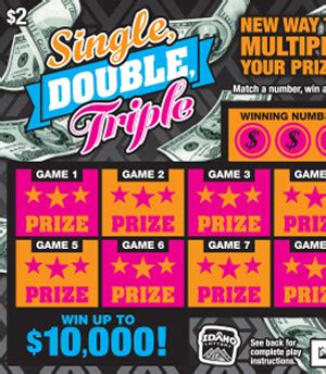 scratch tickets idaho|Single Double Triple .